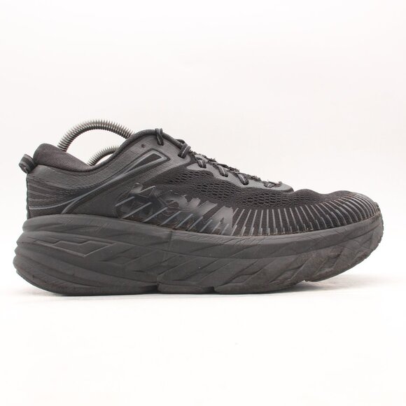 HOKA Bondi 9 Men Running Sneakers Black/Black